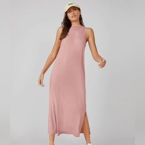 SHEIN relaxed fit dusty pink dress